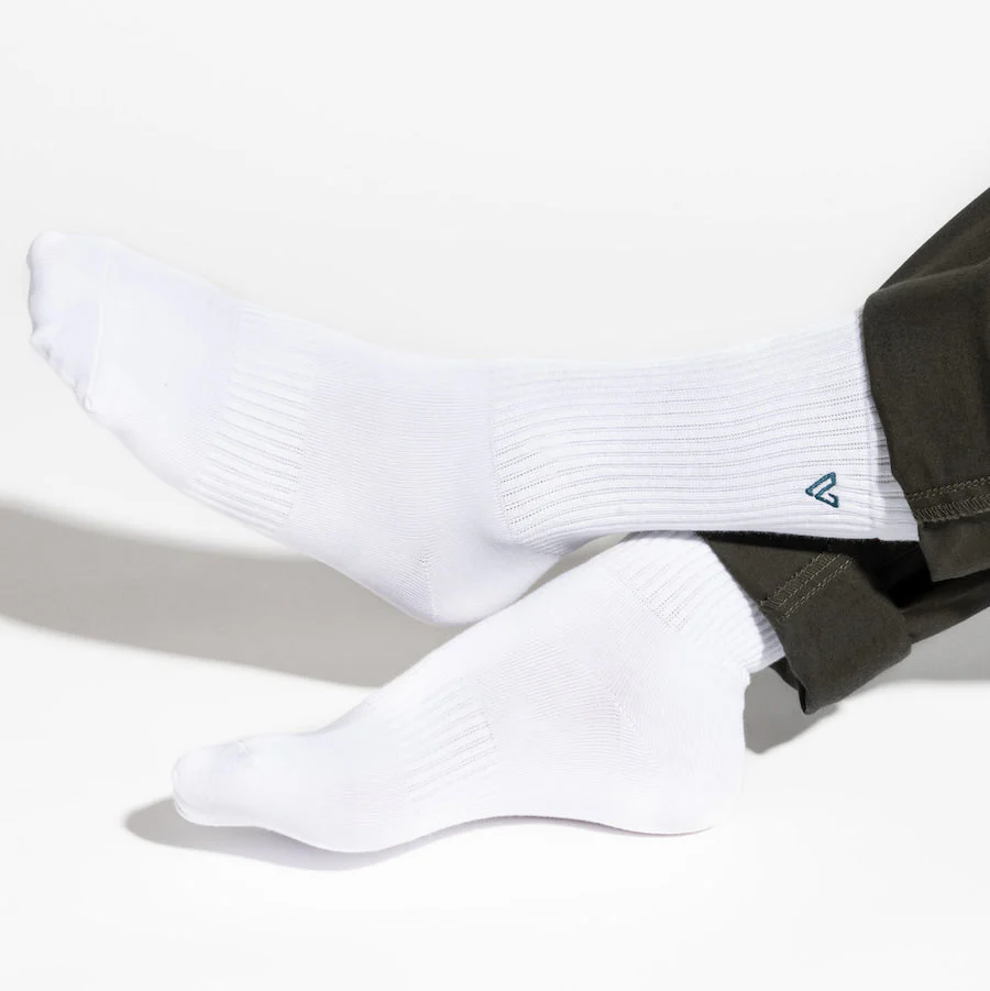 Lifestyle Crew Socks - White - Image 2