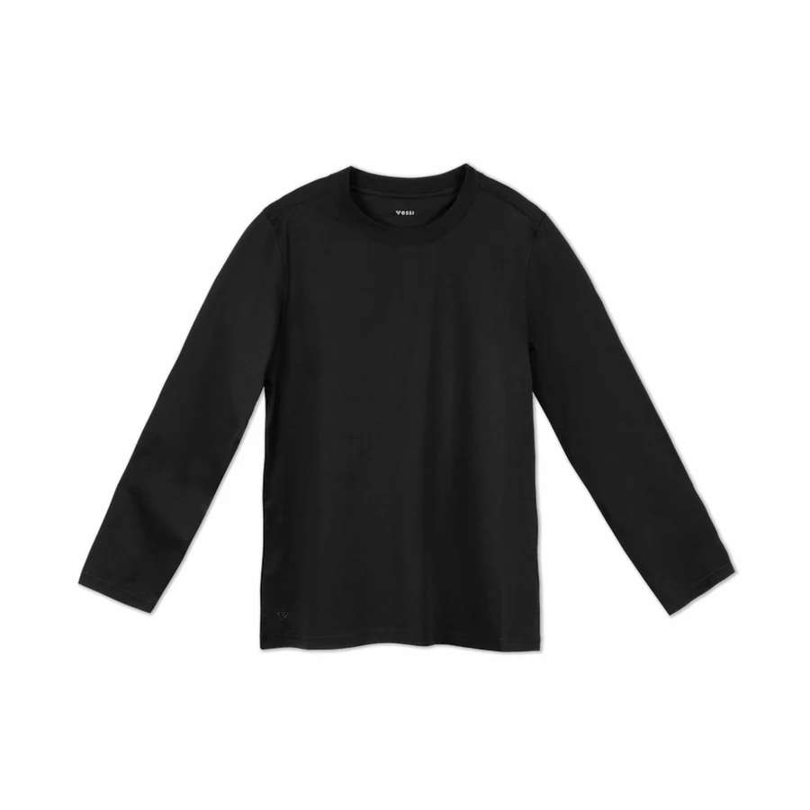 Men's Base Long Sleeve Shirt - Black - Image 4