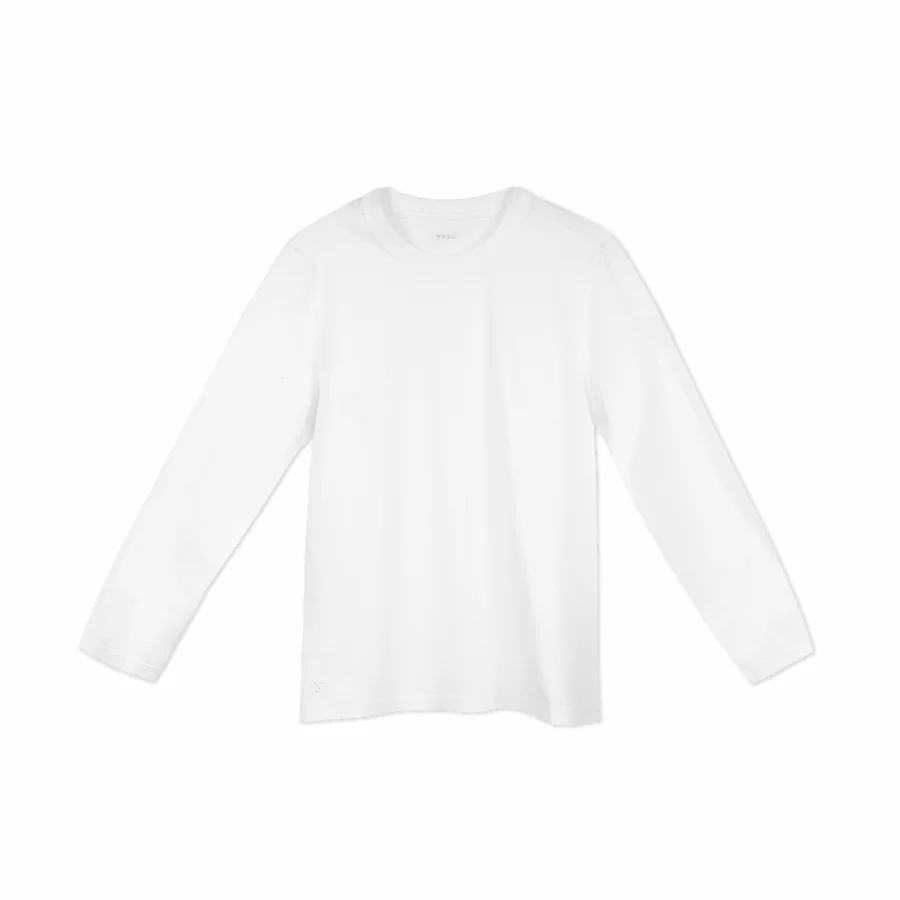 Men's Base Long Sleeve Shirt - White - Image 4
