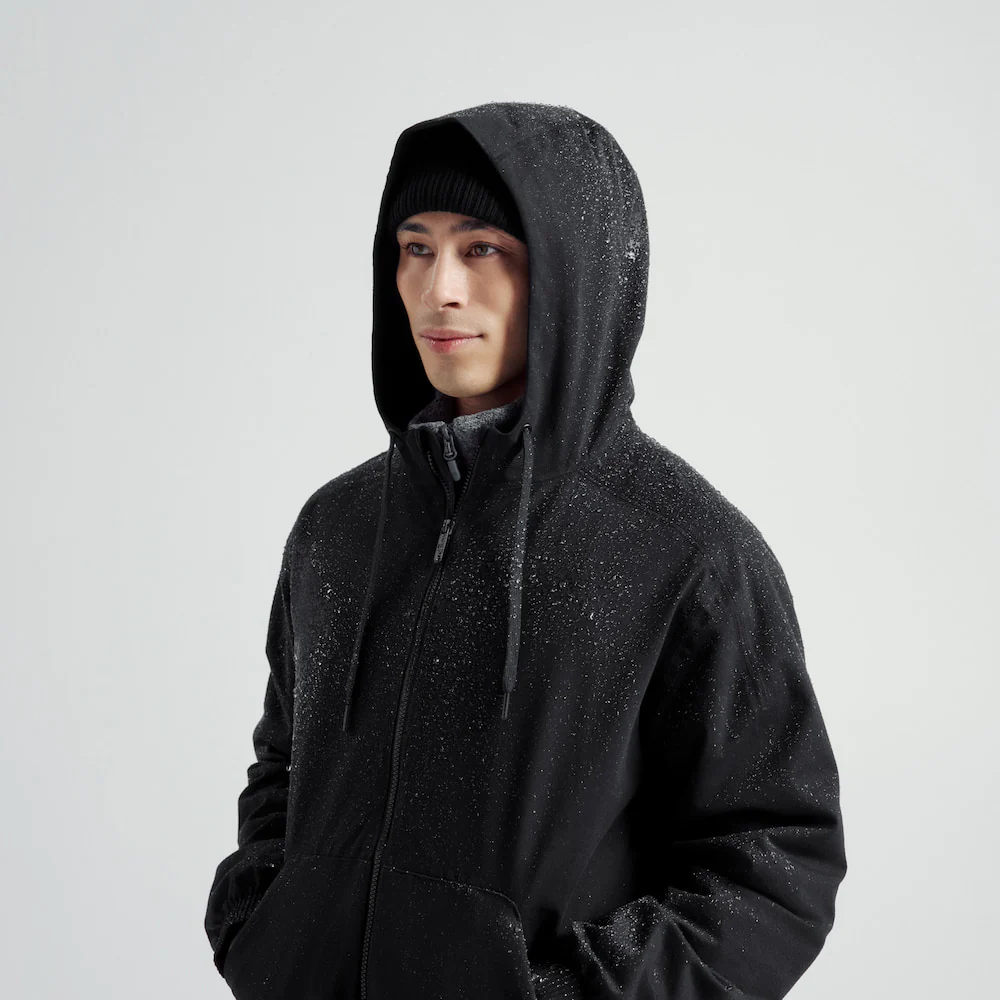 Men's Coastal Hoodie Full Zip - Shell - Image 4