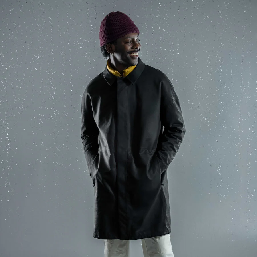 Men's Trinity Rain Jacket - Black - Image 4