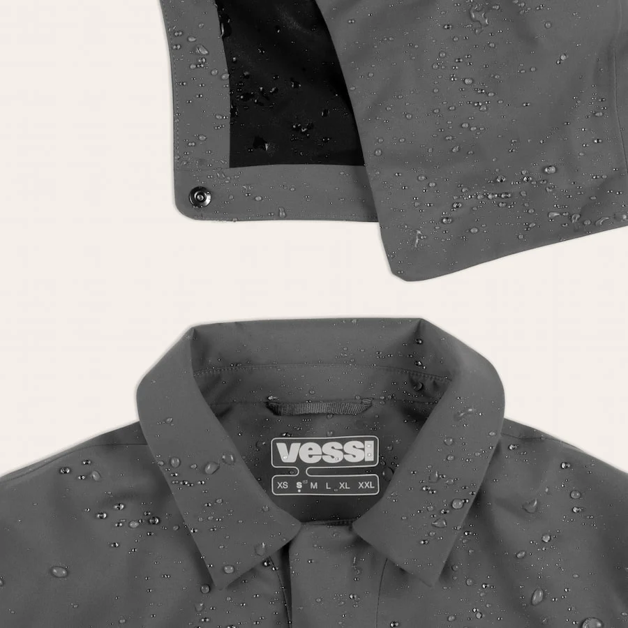 Men's Trinity Rain Jacket - Grey - Image 3