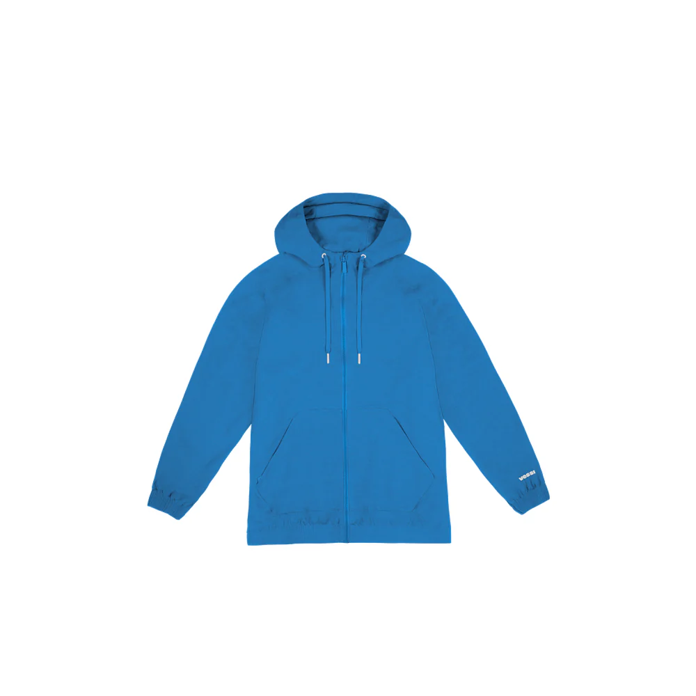 Women's Coastal Hoodie Full Zip - Vessi Blue - Image 4