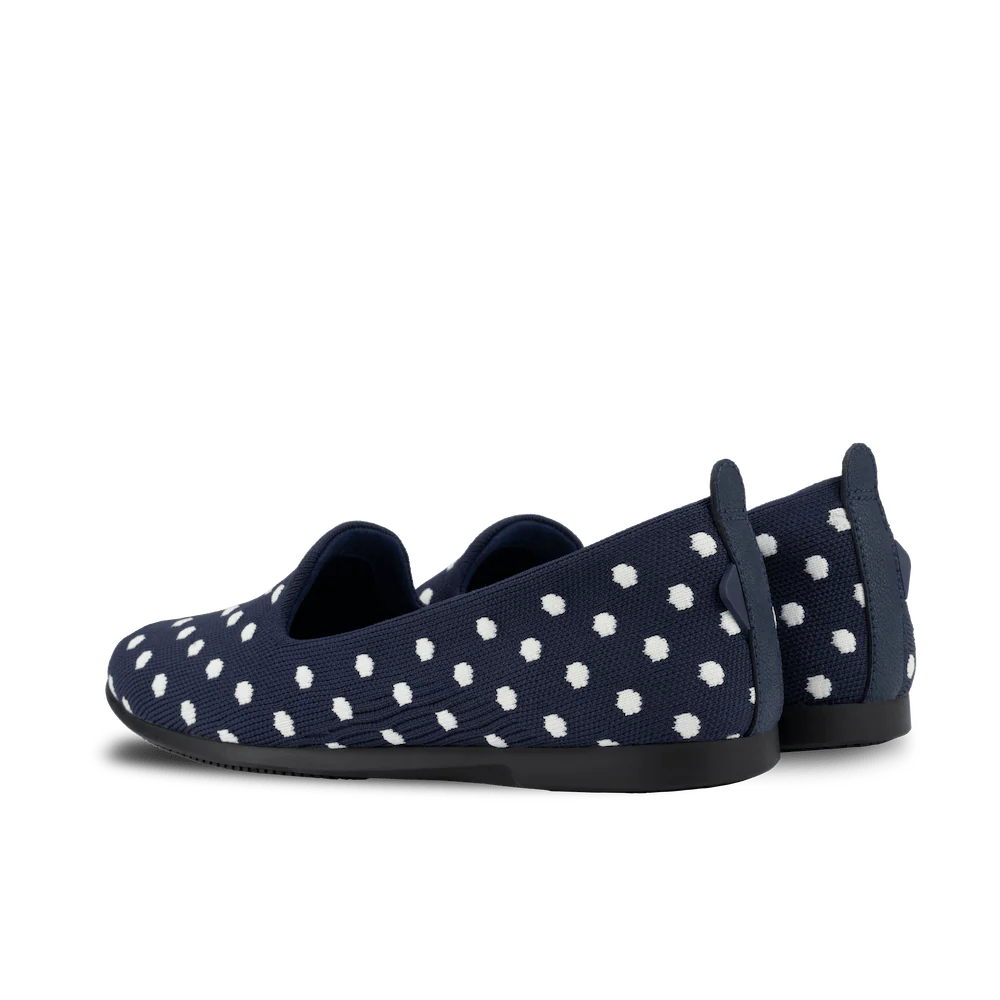 Women's Market Flat - Midnight/White Polka Dot - Image 4
