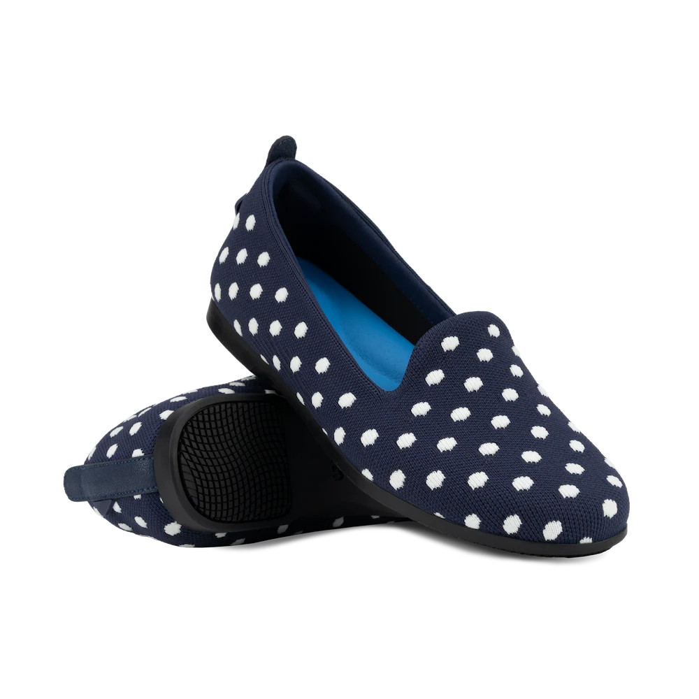 Women's Market Flat - Midnight/White Polka Dot - Image 5