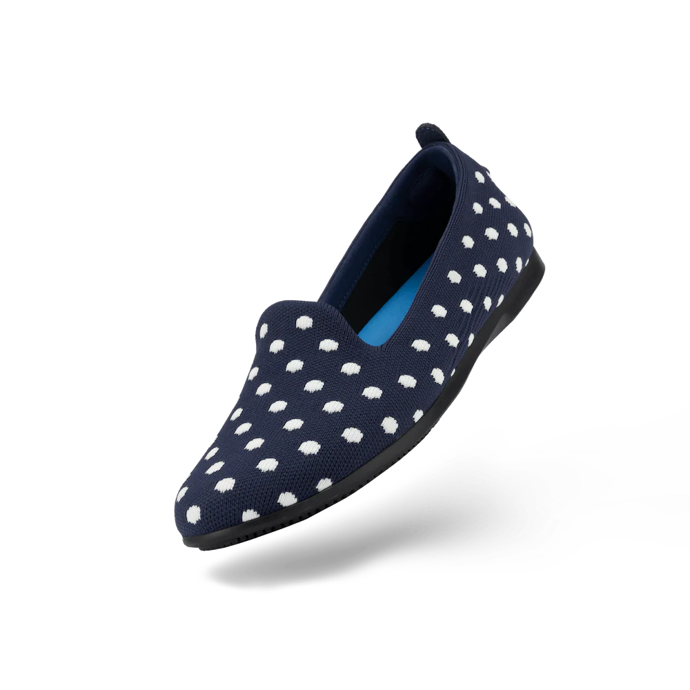 Women's Market Flat - Midnight/White Polka Dot - Image 9