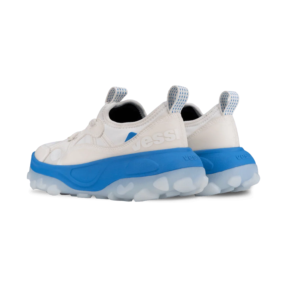 Women's Motu Sneaker - Off-White/Vessi Blue - Image 3