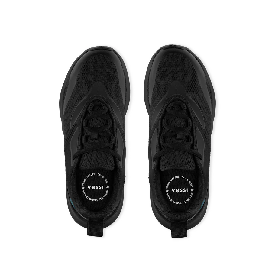Women's Tidal Sneaker - Black on Black - Image 6
