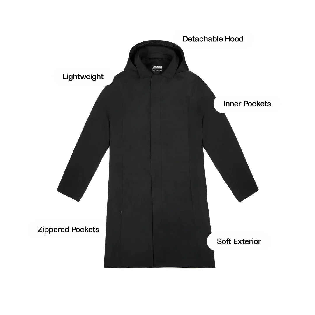 Women's Trinity Rain Jacket - Black - Image 3